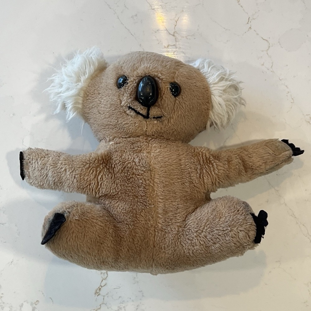 Vintage Koala Bear Plush Brown Stuffed Animal Teddy Bear 11"